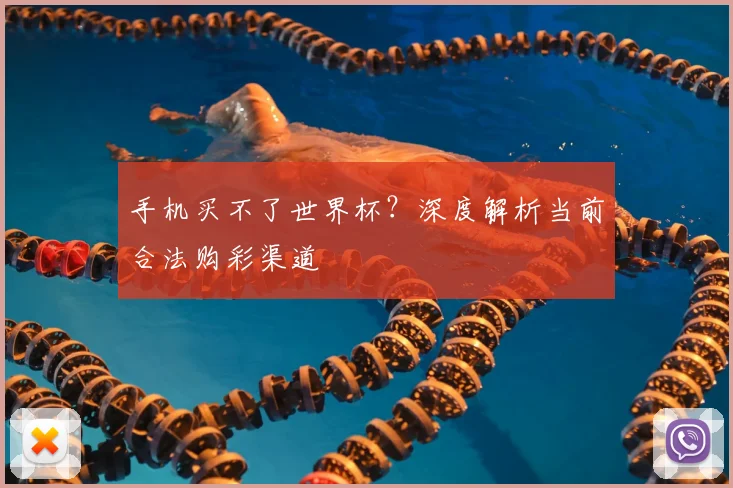 手机买不了世界杯?深度解析当前合法购彩渠道